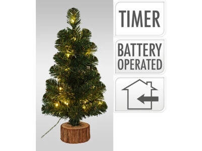 KERSTBOOM 45CM GROEN MET LED