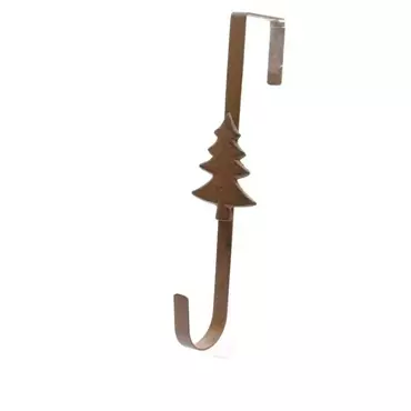 Kerstboom Deurhanger Krans Bruin