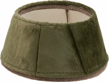 KERSTBOOMROK 55CM FAUX FUR GROEN