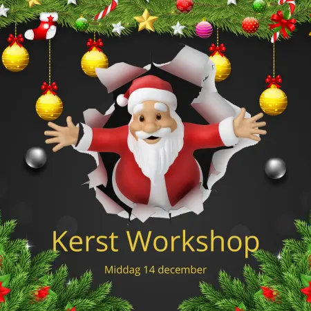 Kerstworkshop Middag Donderdag 14 december