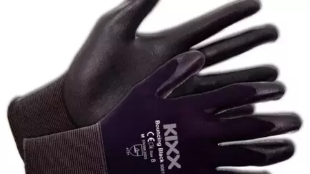 Kixx Handschoen bouncing black maat 8