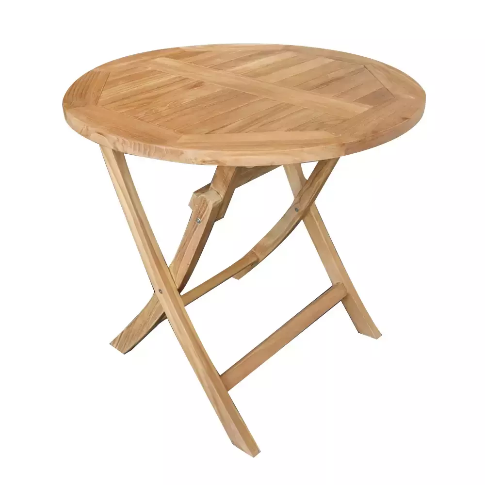 Glimlach broeden wapen Dining Tuin Klaptafel Rond Milton Teak Ø110cm - Top Tuincentrum