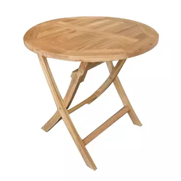 Dining Tuin Klaptafel Rond Milton Teak Ø110cm - afbeelding 1