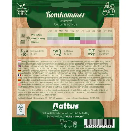 Komkommer delikatess 60st - afbeelding 2