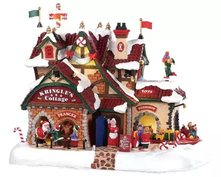 Lemax kringle's cottage, with 4.5v adaptor