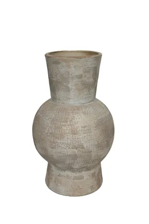 Kruik kobe d26h40cm zand/beige