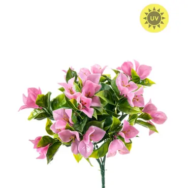 Kunst Bougainvillea UV-Bestendig Roze – 30 cm
