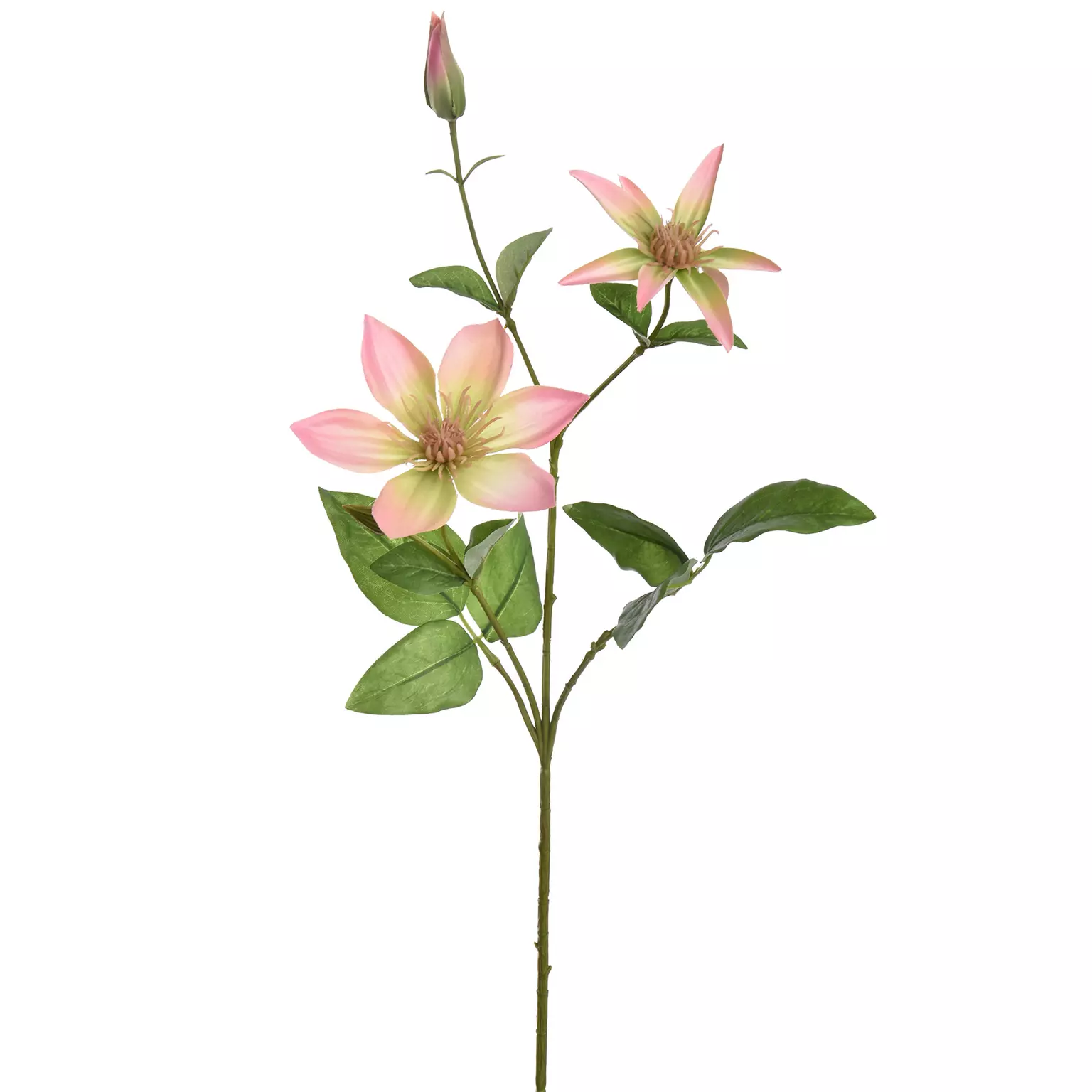 Kunstbloem Clematistak 65cm - roze