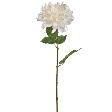 Kunstbloem Dahliasteel 60cm - creme