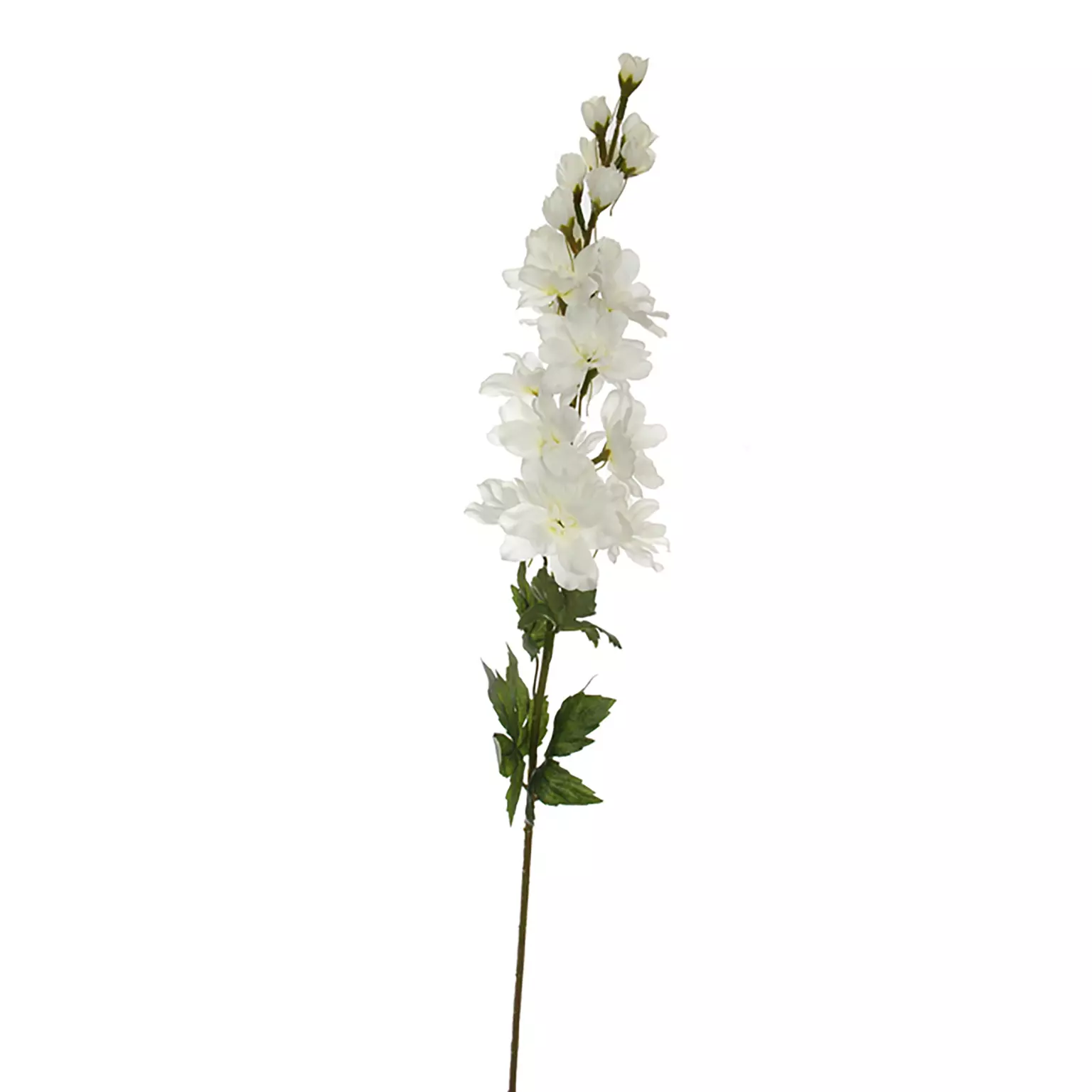 Kunstbloem Delphiniumsteel 80cm - creme