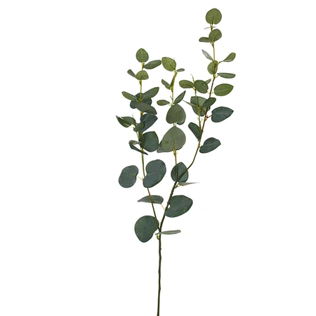 Kunstbloem Eucalyptustak 75cm - grijs