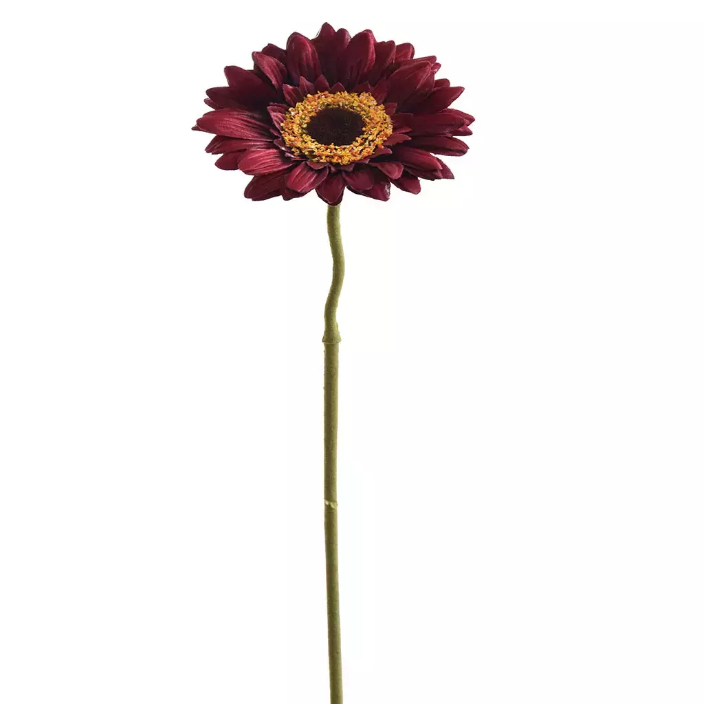 Kunstbloem Gerbera 35cm- Rood