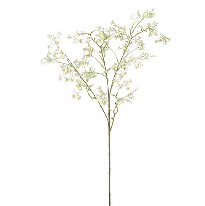 Kunstbloem Heliophila 90cm - Wit