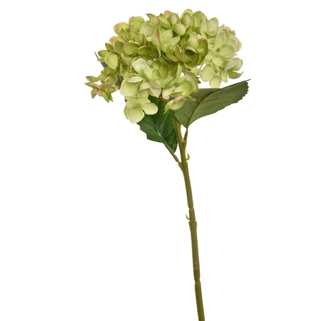 Kunstbloem Hortensia 45cm - groen