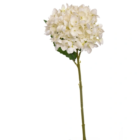 Kunstbloem Hortensiasteel 45cm - creme