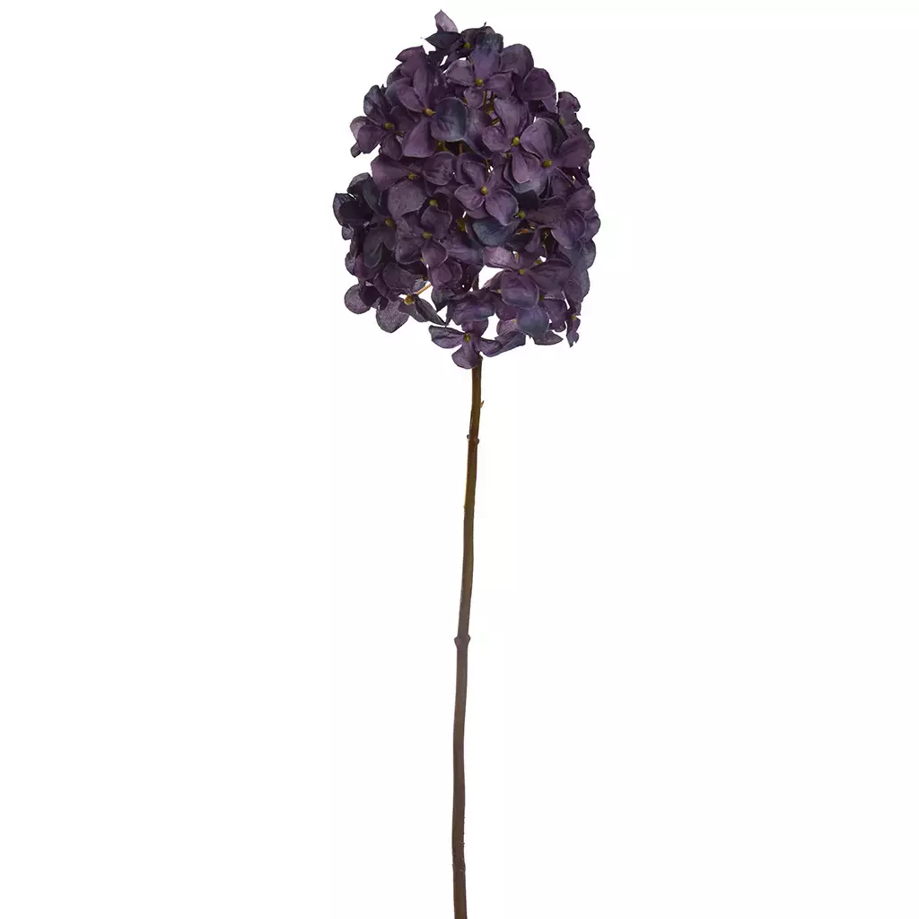 Kunstbloem Hydrangea 78cm - Paars