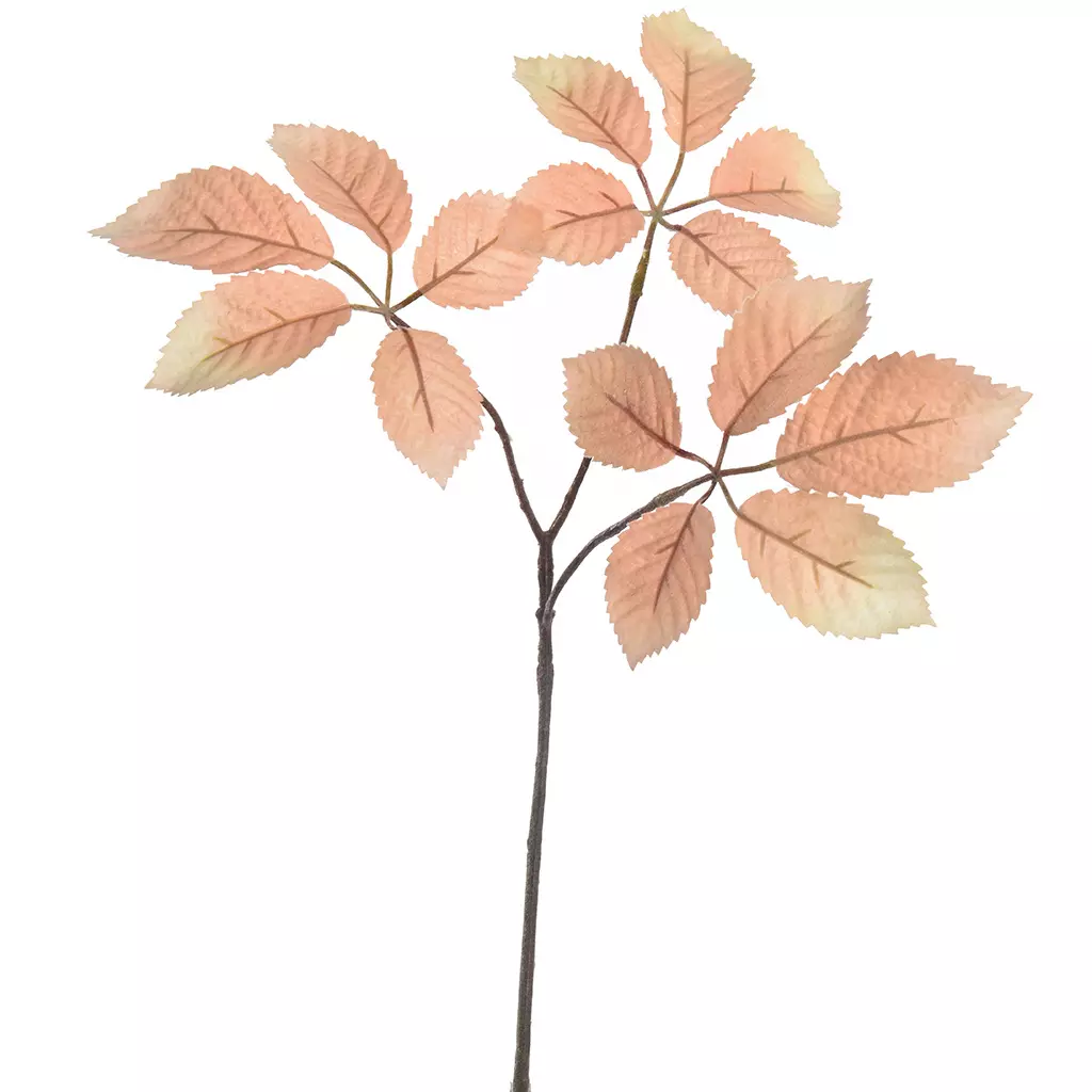 Kunstbloem Klein Blad 35cm - Roze