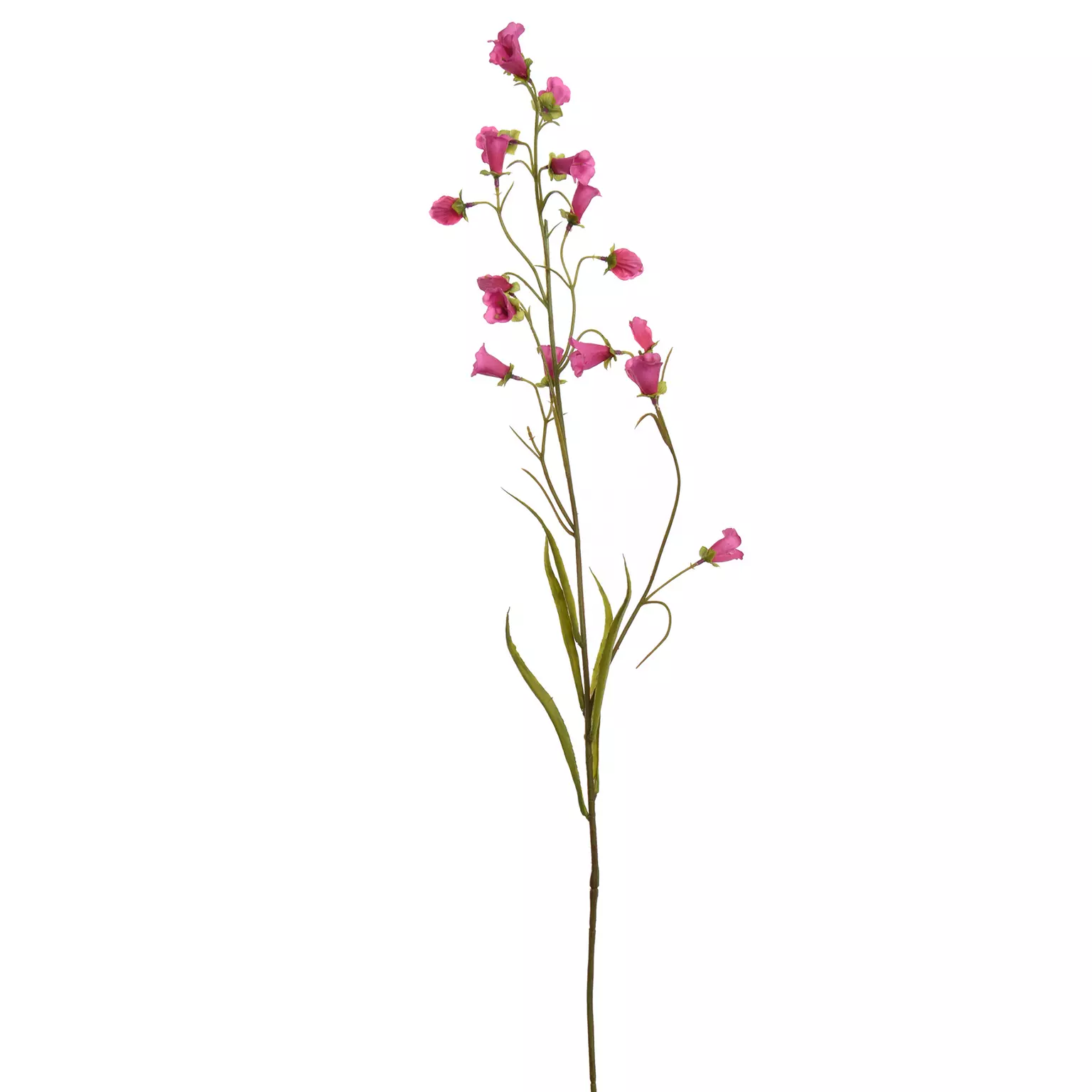 Kunstbloem Klokbloemetjes 77cm - donker roze