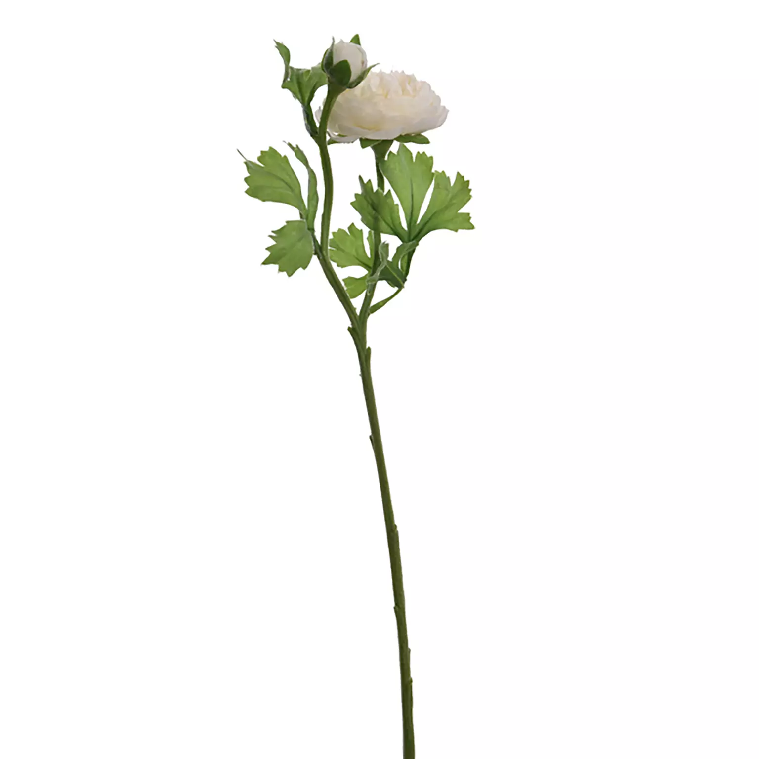 Kunstbloem Ranonkelsteel 45cm - creme