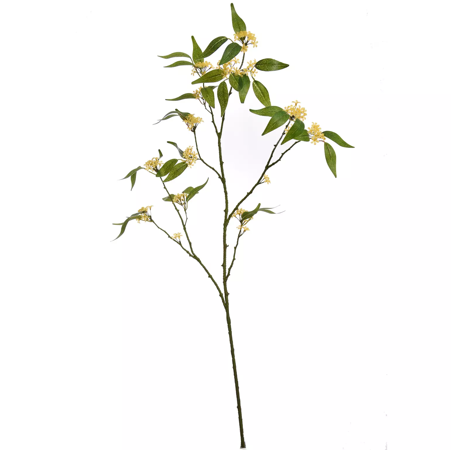 Kunstbloem Schijnhulsttak 110cm - geel