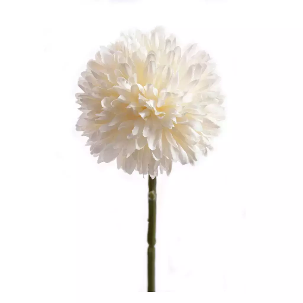Kunstbloem Small Chrysant 30cm - Creme