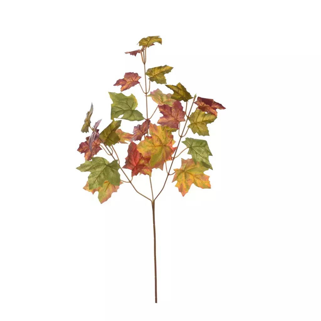 Kunstbloem Varenblad 62cm - Geel