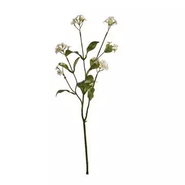 Kunstbloem Vergeet mij nietjesteel 47cm - creme