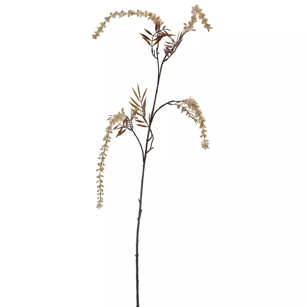 Kunstbloem Vossenstaart 110cm - Vanille