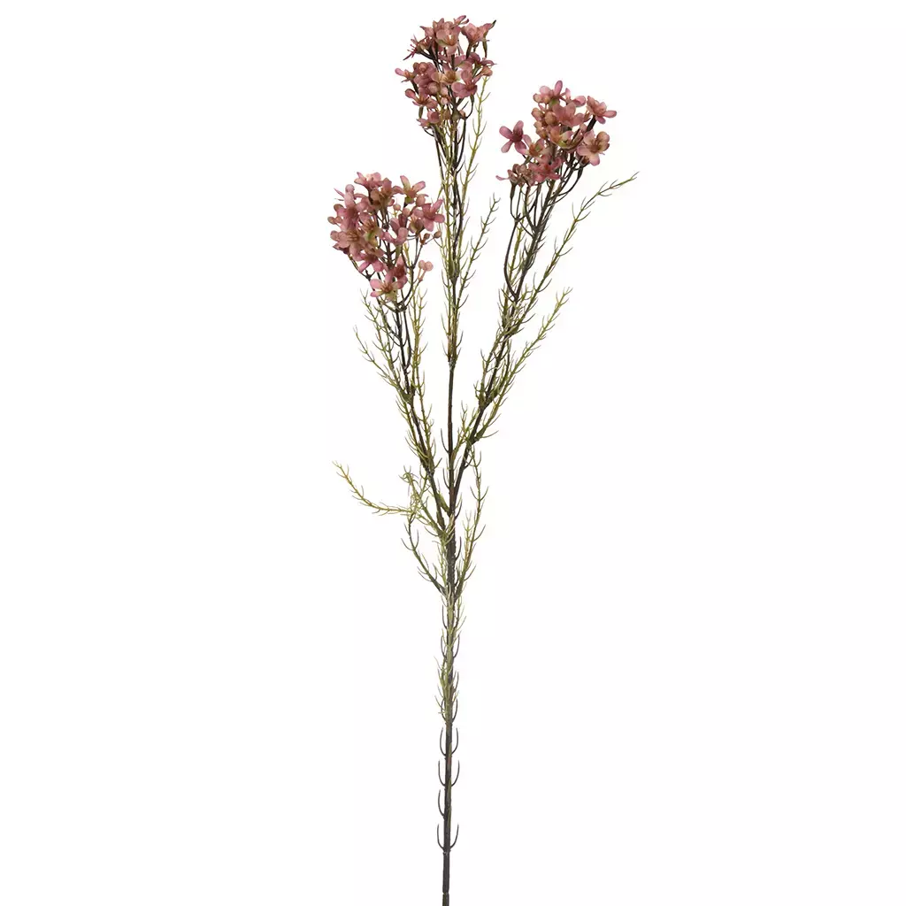 Kunstbloem Wax Flower 78cm - Roze