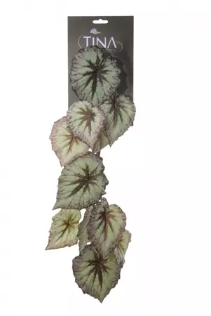 Kunsthangplant Begonia l90 grn/bruin header