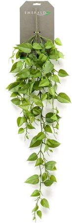 Kunsthangplant Philodendron hangend 90cm groen