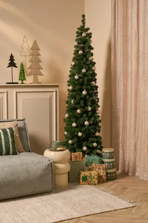 Kunstkerstboom Charlton pilar d56 x h215cm groen - afbeelding 2