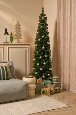 Kunstkerstboom Charlton pilar d56 x h215cm groen - afbeelding 2
