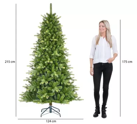 Kunstkerstboom dayton d124h215cm groen