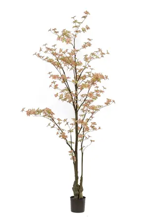 Kunstplant Boom Tropaeolum Perzik Groen - 210cm 