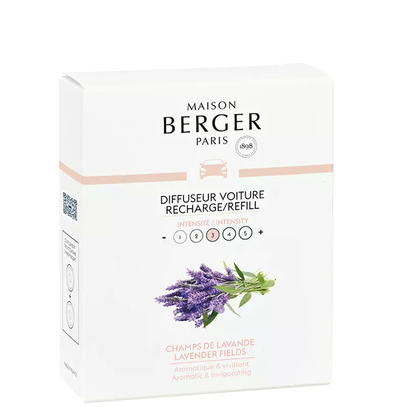 Lampe Berger Autoparfum navulling 2 stuks Champs de lavande