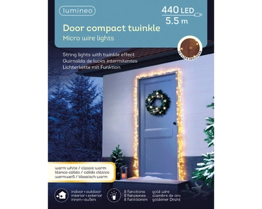 Leddeurkozijn 5.5m 440l warm wit/klassiek warm - afbeelding 6