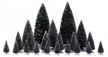 Lemax Assorted pine trees