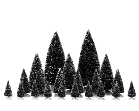 Lemax Assorted pine trees - Set of 21