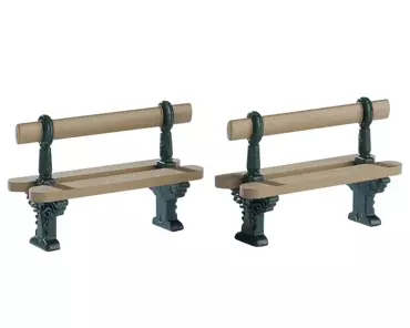 Lemax Double seated bench - Set of 2