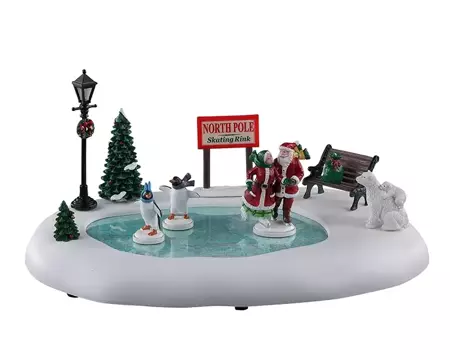 Lemax North pole skating rink