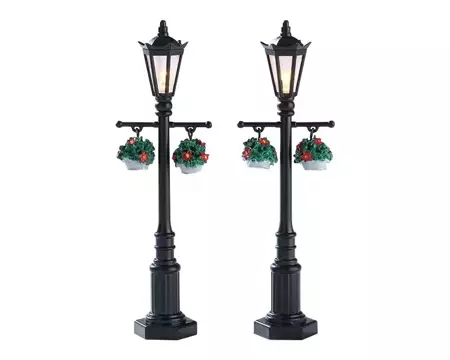 Lemax Old english lamp post 4.5v - Set of 2