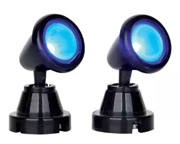 Lemax round spot light blue