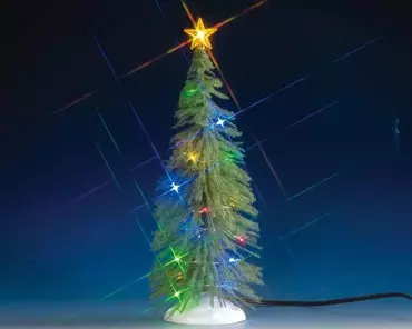 Lemax Spruce tree with 20 rgb light
