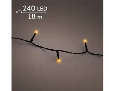 Lumineo basic kerstverlichting | 240 LED | 18 meter | klassiek warm - afbeelding 3