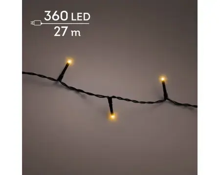 Lumineo basic kerstverlichting | 360 LED | 27 meter | klassiek warm - afbeelding 3