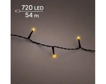 Lumineo basic kerstverlichting | 720 LED | 54 meter | klassiek warm - afbeelding 3