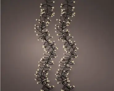 Lumineo cluster kerstverlichting | 288 LED | 2.6 meter | soft gold - afbeelding 6