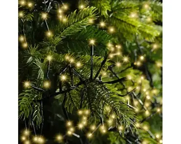 Lumineo cluster kerstverlichting | 3000 LED | 28 meter | soft gold - afbeelding 4