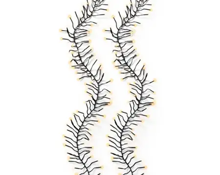 Lumineo cluster kerstverlichting | 3000 LED | 28 meter | warm wit en klassiek warm - afbeelding 4